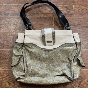 Miche Prima Bag Wendi Big Bag Purse Only Sage Green Cream Baroque Inspired